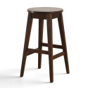 Barkruk \'Ella\'- Walnoot
