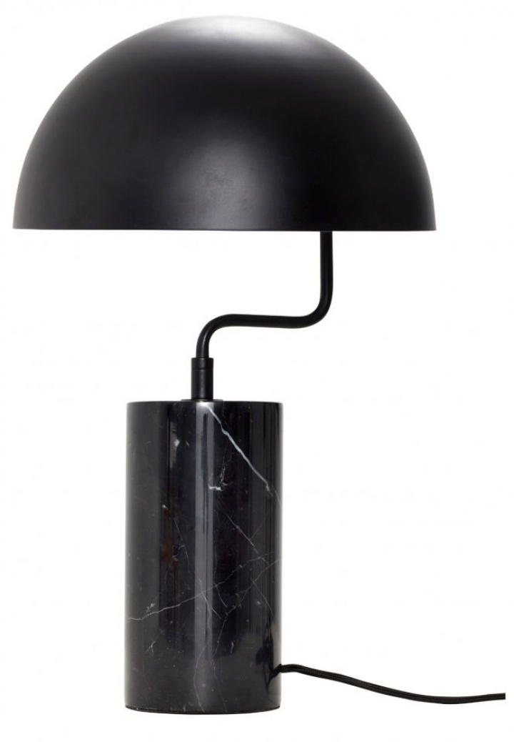 Tafellamp \'Marble\' - Zwart/Marmel in de groep Verlichting / Lampen / Tafellampen bij Reforma (990718)