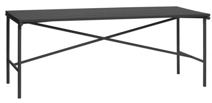 Tafel \'Villa\' - Zwart in de groep Meubels / Tuinmeubelen / Tuin tafel bij Reforma (991218)