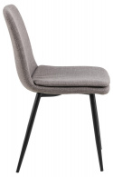 Stoel \'Becca\' - Grijs/Zwart