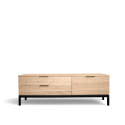 TV-meubel \'Grant\' - Eik/Ijzer