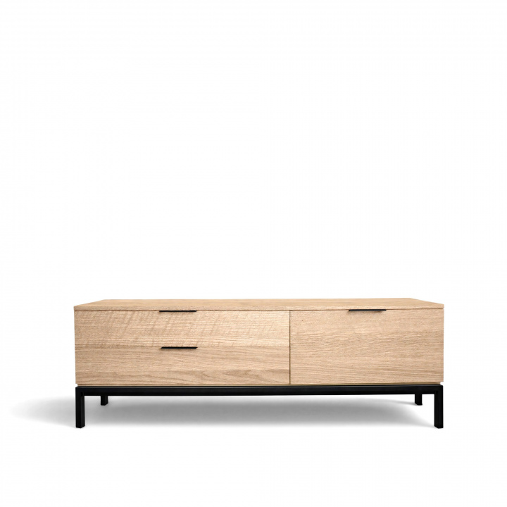 TV-meubel \'Grant\' - Eik/Ijzer in de groep Meubels / Planken & opslag / TV-Meubels bij Reforma (9971-oak)