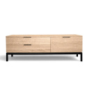 TV-meubel \'Grant\' - Eik/Ijzer