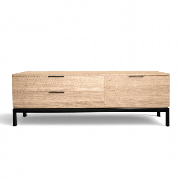 TV-meubel \'Grant\' - Eik/Ijzer in de groep Meubels / Planken & opslag / TV-Meubels bij Reforma (9971-oak)