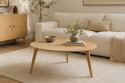 Salontafel \'Nagano\' 80x80cm - Natuur
