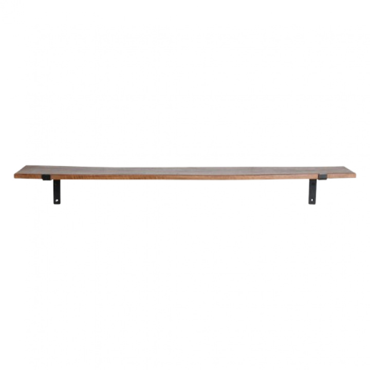 Wandplank \'Factory\' 120cm - Natuur in de groep Meubels / Planken & opslag / Wandplanken bij Reforma (ACFW00060A)