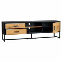 TV-meubel \'Amster\' - Eik/Zwart