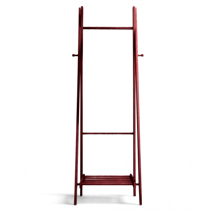 Kledinghanger met schoenenrek \'Confident\' - Walnoot in de groep Meubels / Planken & opslag / Kledinghangers bij Reforma (AMZ-4-walnut)