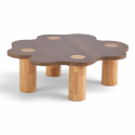 Salontafel \'Livora\' 107x98cm - Walnoot