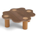 Salontafel \'Livora\' 107x98cm - Walnoot