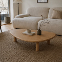 Salontafel \'Uovo\' 116.5x73cm - Naturel
