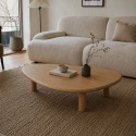 Salontafel \'Uovo\' 116.5x73cm - Naturel
