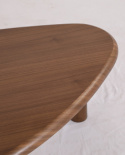 Salontafel \'Uovo\' 116.5x73cm - Walnoot