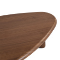 Salontafel \'Uovo\' 116.5x73cm - Walnoot