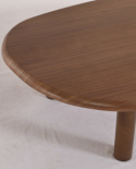 Salontafel \'Uovo\' 116.5x73cm - Walnoot