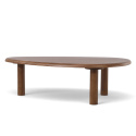 Salontafel \'Uovo\' 116.5x73cm - Walnoot