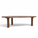 Salontafel \'Uovo\' 116.5x73cm - Walnoot