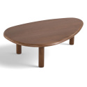 Salontafel \'Uovo\' 116.5x73cm - Walnoot