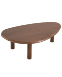 Salontafel \'Uovo\' 116.5x73cm - Walnoot