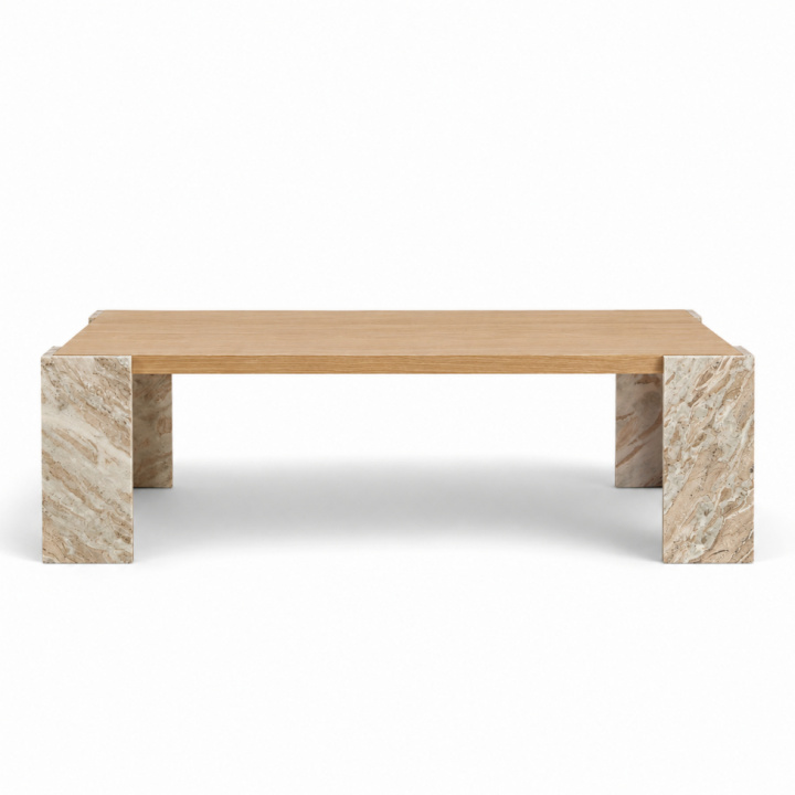 Salontafel \'Monte\' 115x75cm - Naturel in de groep Meubels / Tafels / Salontafels bij Reforma (BCT-M115-oak)