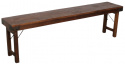 Uittrekbare bank \'Foldable\' 160x30cm - Hout