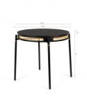 Eettafel \'Don\'t Stop the Webbing\' - Zwart