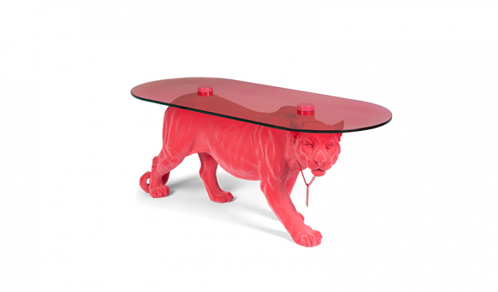 Salontafel \'Dope as hell\' - Roze in de groep Meubels / Tafels / Salontafels bij Reforma (BM23032)