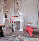 Salontafel \'Dope as hell\' - Roze