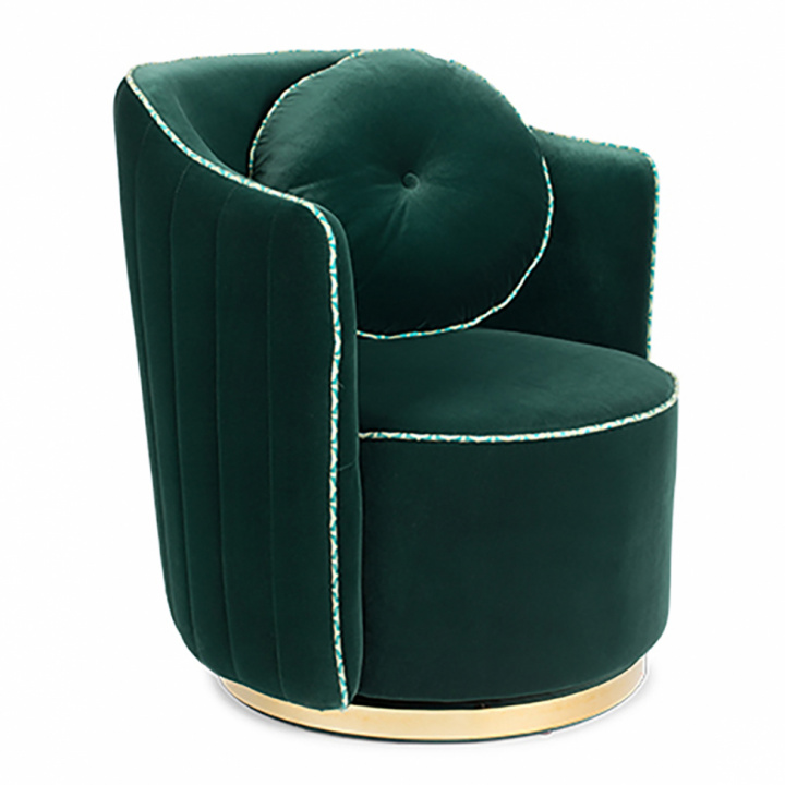 Fauteuil \'Sassy\' - Groen in de groep Meubels / Zitmeubels / Fauteuils bij Reforma (BM31016)