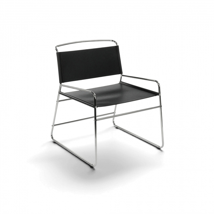 Stoel \'Lucca\' - Zwart in de groep Meubels / Zitmeubels / Stoelen bij Reforma (BS-605A-Black)