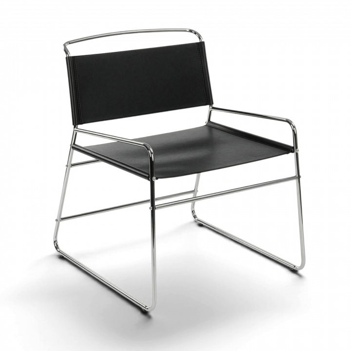Stoel \'Lucca\' - Zwart in de groep Meubels / Zitmeubels / Stoelen bij Reforma (BS-605A-Black)