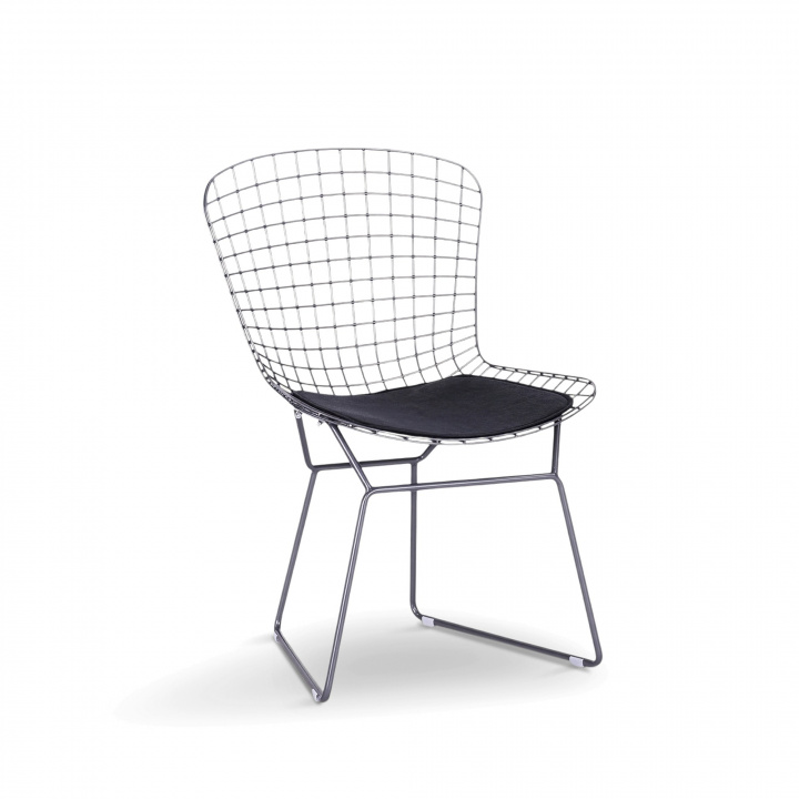 Stoel \'Bertoia\' - Zilver/Grijs in de groep Meubels / Zitmeubels / Stoelen bij Reforma (BTY-18-P6-silver)