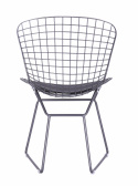 Stoel \'Bertoia\' - Zilver/Grijs