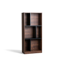 Boekenkast \'Colin\' 60x129 - Noten/Zwart