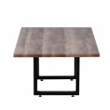Salontafel \'Wood\' - Hout/Zwart