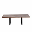 Salontafel \'Wood\' - Hout/Zwart