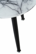 Salontafel \'Marbleous\' - Wit/Zwart