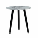 Salontafel \'Marbleous\' - Wit/Zwart
