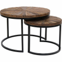 Rustiek café tafel \'Luc\' - Bruin