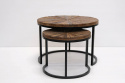Rustiek café tafel \'Luc\' - Bruin
