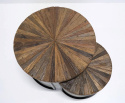 Rustiek café tafel \'Luc\' - Bruin