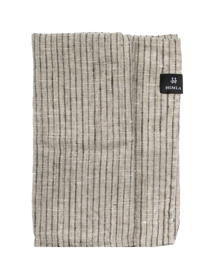 Servet \'Linus\' 45x45 - Natuur/Zwart in de groep Inrichting / Textiel bij Reforma (D14233-00048-1102)