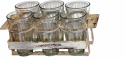 Bord Vintage - 6 glazen