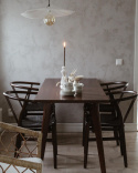 Eettafel \'Nordisk\' 180x70cm - Walnoot
