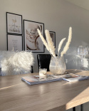 Eettafel \'Klassisk\' 140x80cm - Zwart/Eik