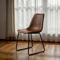 Stoel \'Retro\' - Bruin