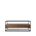 Salontafel \'Detroit\' - Walnoot/Zwart