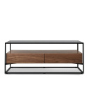 Salontafel \'Detroit\' - Walnoot/Zwart