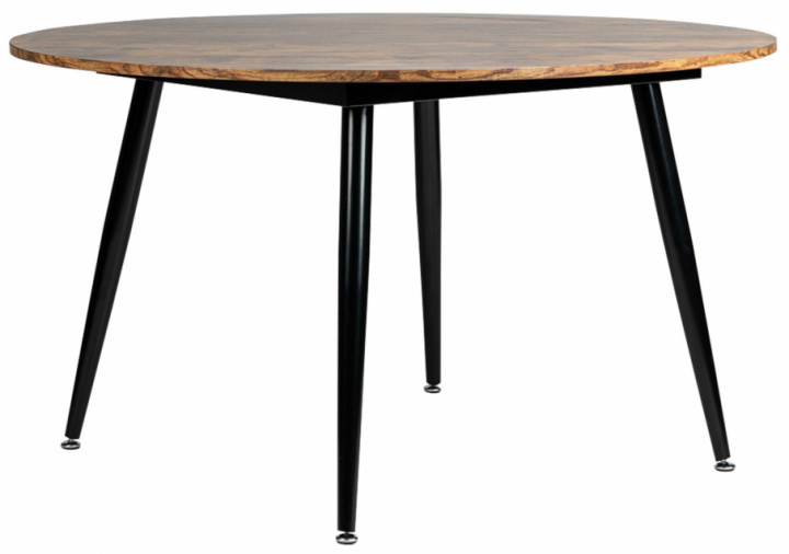 Eettafel \'Round\' Rond 130cm - Donker hout in de groep Meubels / Tafels / Ronde eettafels bij Reforma (DT-268-dark)