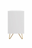 Dressoir \'Elle\' - Wit/Messing